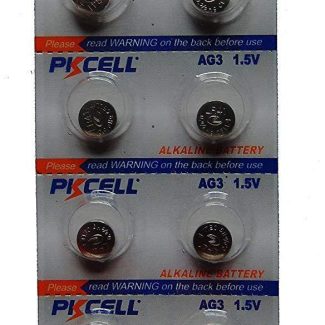 (10) Button Cell Batteries: 1.5V - AG3 - LR41 - G3-192