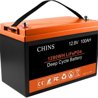 12V 100AH Lithium Battery, Built-in 100A BMS, LiFePO4 Battery Perfect for Replacing Most of Backup Power, Home Energy Storage and Off-Grid etc.