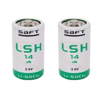 【2 Pack】 LSH14 Battery 3.6V 5800mAh Lithium Battery for SAFT LSH14 Battery Size C