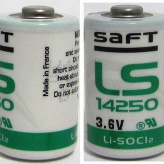 2 Pcs SAFT LS14250 LS 14250 1/2 AA 3.6v Li-SOCl2 Lithium Battery High Capacity MADE IN FRANCE