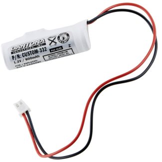 Emergency Lighting Replacement Battery - Replaces Unitech - AA900mAh 1.2V Battery Emergency Light 1.2V 1.0Ah NiCD