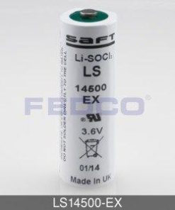 FedCo Batteries Compatible with Saft LS14500-EX AA Size Intrinsically Safe Lithium Cell For Consumer & Industrial Applications