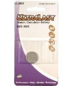 Nabc Ultralast Ul2025 Lithium Button General Purpose Battery . 3V Dc "Product Type: Power Equipment/Batteries"
