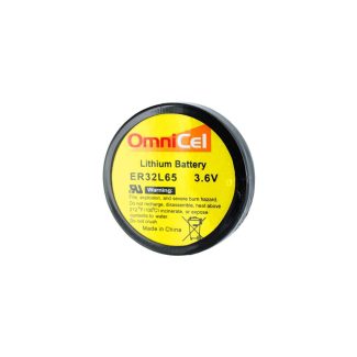 OmniCel ER32L65 3.6V 1Ah Size 1/10D Lithium Battery with Nickel Pins Able ER34065, Cell 1/10D, Eagle Pitcher HP-5134, Eemb ER34070, Electrochem 30880-QTC85, GMB ER32L65 ER33060, Sonnenschein SL-389
