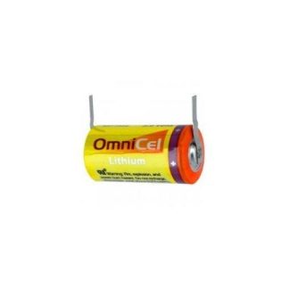 OmniCel ER34615 3.6V 19Ah Size D Lithium Battery with Tabs by Omnicel