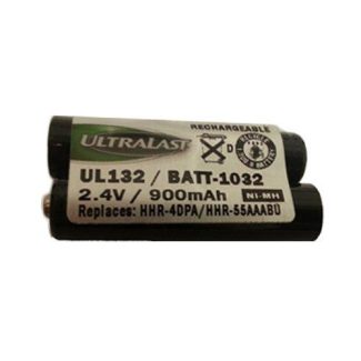 Panasonic KX-TGA820B Cordless Phone Battery Ni-MH, 2.4 Volt, 750 mAh - Ultra Hi-Capacity - Replacement for Panasonic HHR-4DPA, 2 AAA Rechargeable Battery
