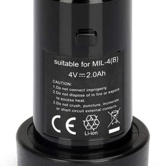Replacement LI-ION Power Tool Battery for MILWAUKEE 48-11-0490 By Dantona Industries TOOL-501LI-15 4 Volts 1500 mAh