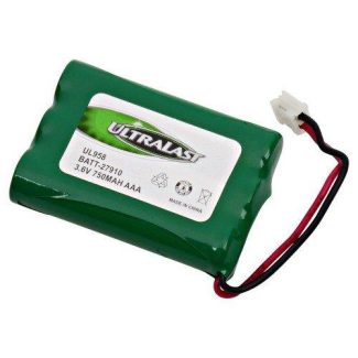 Sanyo GES-PC3F03 Cordless Phone Battery Ni-MH 3 AAA w/JST, 3.6 Volt, 700 mAh - Ultra Hi-Capacity - Replacement for GE TL96158, Unident BT-909, BT-1004, Sanyo GESPC3F03 Rechargeable Battery