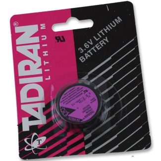 TADIRAN BATTERIES TL-5134/SP-BP Battery, 3.6 V, 1/10D, Lithium, 1 Ah, PCB Pins, 32.9 mm
