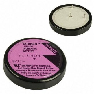 Tadiran TL-5134/PBP Battery; Lithium; 3.6 V; 1 Ah @ 0.5 mA To 2 V; -55 Degc; 85 Degc; 5 Cc; 0.59 O
