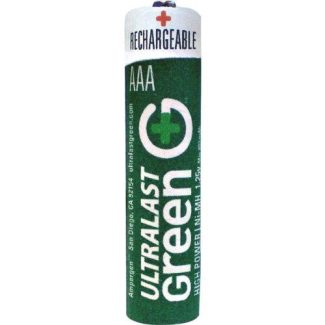 Ultralast ULGHP2AAA AAA Green High-Power Rechargeable Batteries